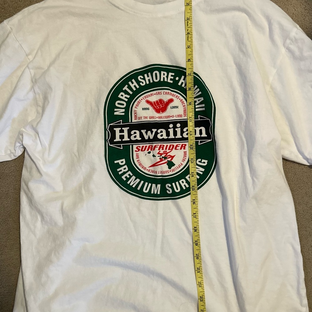 White Short Sleeve Tee with Graphic Design